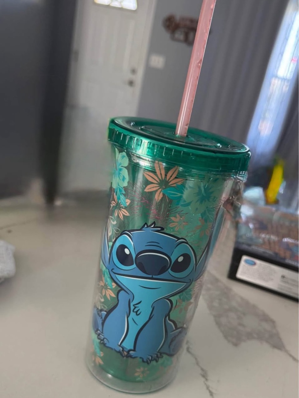 Stitch Floral Double-Wall Tumbler